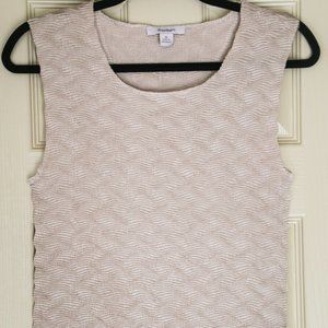 Vintage Dress Barn Textured Sleeveless Top